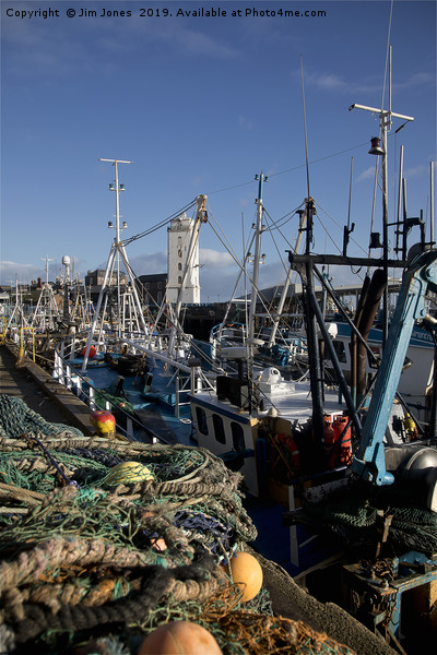 North Shields Fish Quay Picture Board by Jim Jones