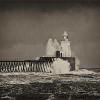 Buy canvas prints of Stormy weather antique plate by Jim Jones
