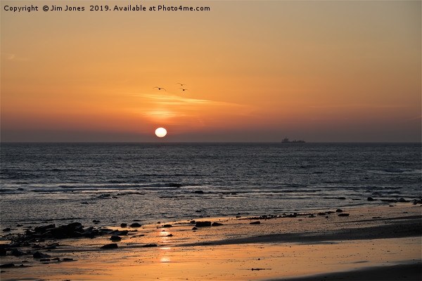 February sunrise over the North Sea (2) Picture Board by Jim Jones