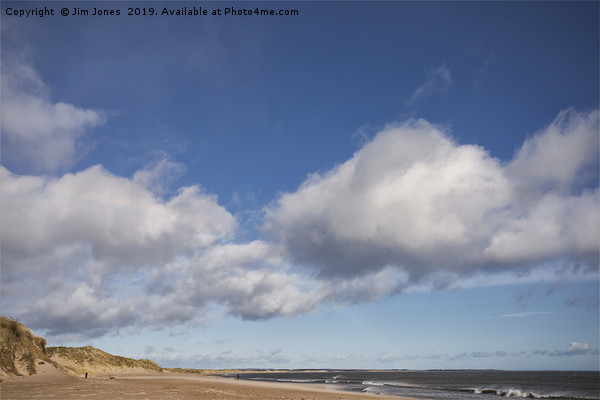 Under a big blue Northumbrian sky Picture Board by Jim Jones