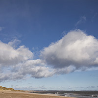 Buy canvas prints of Under a big blue Northumbrian sky by Jim Jones