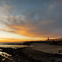 Buy canvas prints of Another daybreak over Cullercoats Bay by Jim Jones