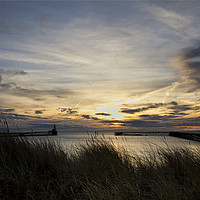 Buy canvas prints of North Sea sunrise by Jim Jones