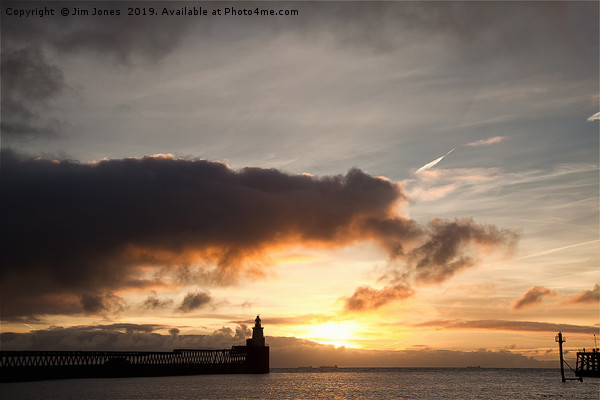 Northumbrian winter sunrise Picture Board by Jim Jones