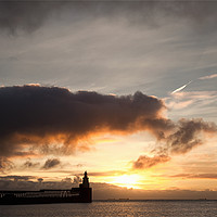 Buy canvas prints of Northumbrian winter sunrise by Jim Jones