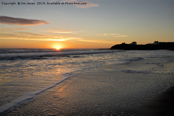 Just after sunrise in Northumberland Picture Board by Jim Jones