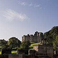 Buy canvas prints of The Lion Bridge near Alnwick Castle by Jim Jones