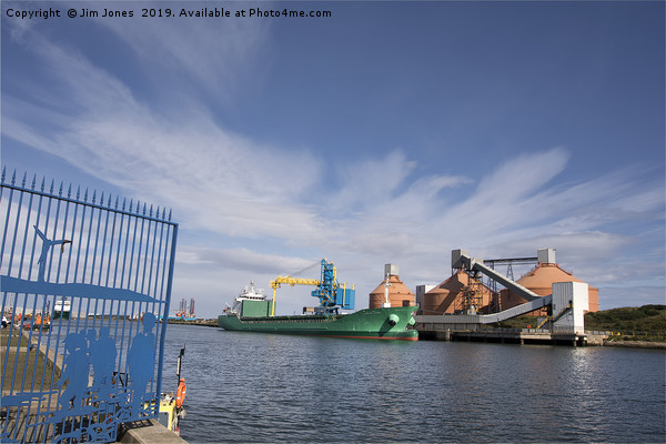 The Port of Blyth at work Picture Board by Jim Jones