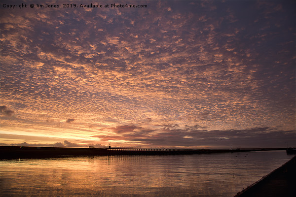 Coastal sunrise Picture Board by Jim Jones