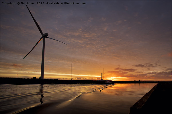 October sunrise on the River Blyth Picture Board by Jim Jones