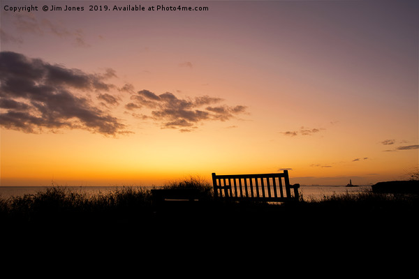 Take a seat and watch the sun rise. Picture Board by Jim Jones
