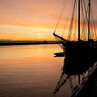 Buy canvas prints of Dawn reflections on the River Blyth by Jim Jones