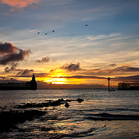 Buy canvas prints of Sunrise over the River Blyth by Jim Jones