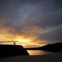 Buy canvas prints of Sunrise at Cullercoats Bay by Jim Jones