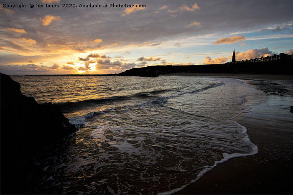 Start of the day at Cullercoats Bay Picture Board by Jim Jones
