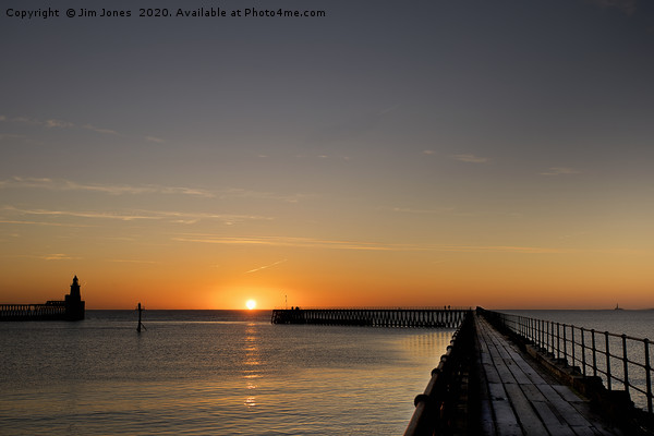 January sunrise over the North Sea Picture Board by Jim Jones