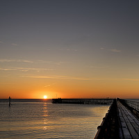 Buy canvas prints of January sunrise over the North Sea by Jim Jones