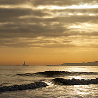 Buy canvas prints of Golden Sky and Silver Sea by Jim Jones