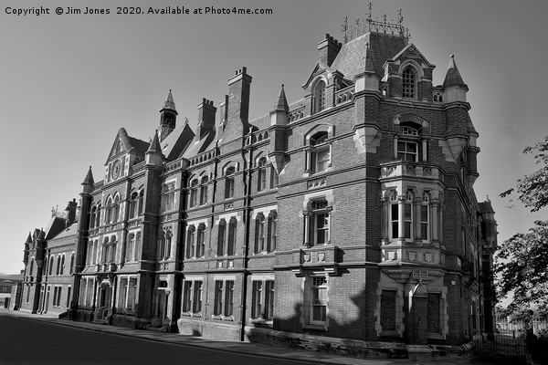 The old police Station in Blyth, Northumberland Picture Board by Jim Jones