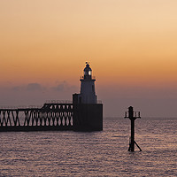 Buy canvas prints of First Dawn of 2020 at the end of the Pier by Jim Jones
