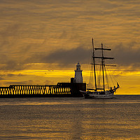 Buy canvas prints of The Flying Dutchman leaving the Port of Blyth by Jim Jones