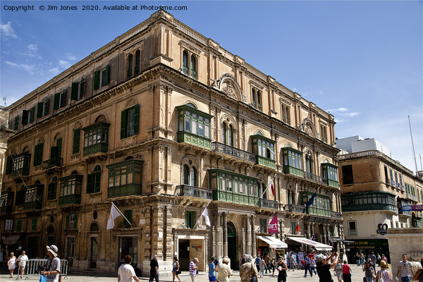 Republic Street, Valletta Picture Board by Jim Jones