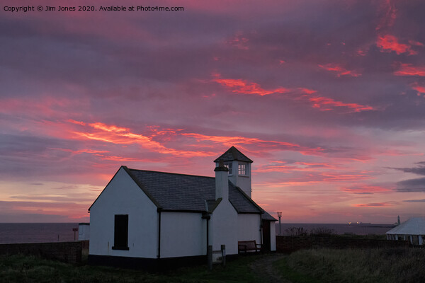October sunrise over the Watchtower Picture Board by Jim Jones