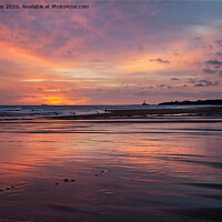 Buy canvas prints of December Dawn on the beach at Blyth by Jim Jones