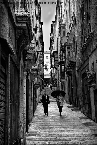 Valletta Drizzle Picture Board by Jim Jones