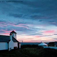 Buy canvas prints of Waiting for the sun to rise at Seaton Sluice by Jim Jones