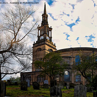 Buy canvas prints of All Saints' Church, Newcastle upon Tyne by Jim Jones