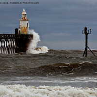 Buy canvas prints of Winter storm over the North Sea by Jim Jones