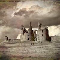 Buy canvas prints of Dunstanburgh Castle in Northumberland by Jim Jones