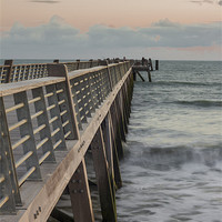 Buy canvas prints of Long walk off a long pier by Ian Jones