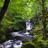 Buy canvas prints of Torrent Walk Waterfall by Victoria Bowie