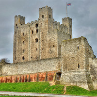 Buy canvas prints of Rochester Castle by Kim Slater