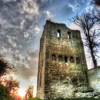 Buy canvas prints of St.Leonards Tower by Kim Slater