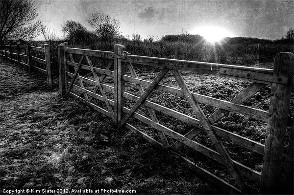 Meadow Gate Picture Board by Kim Slater