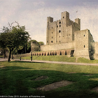 Buy canvas prints of Rochester Castle by Kim Slater