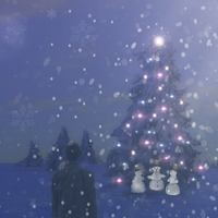 Buy canvas prints of Night of the Snowmen by Kim Slater