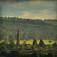 Buy canvas prints of Hadlow Tower by Kim Slater