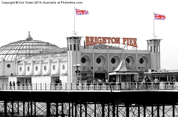  Brighton Pier Picture Board by Kim Slater