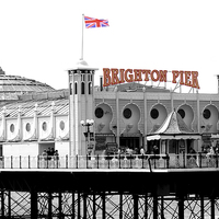Buy canvas prints of  Brighton Pier by Kim Slater