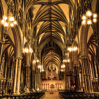 Buy canvas prints of  Lincoln Cathedral by Kim Slater