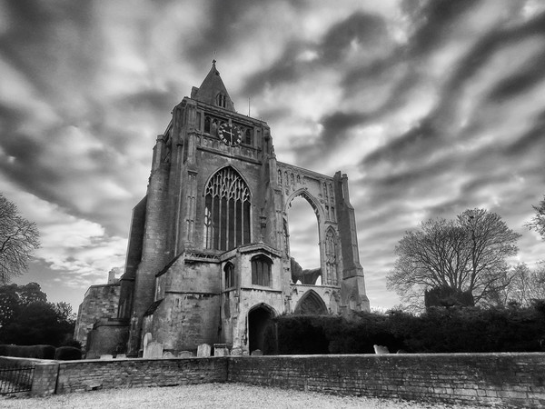 Crowland Abbey Picture Board by Kim Slater