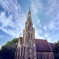 Buy canvas prints of St Catherine’s Church by Kim Slater