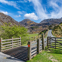 Buy canvas prints of Tryfan Mountain Nant Ffrancon Snowdonia by Adrian Evans