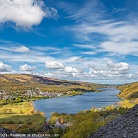 Buy canvas prints of Llyn Padarn Snowdonia by Adrian Evans