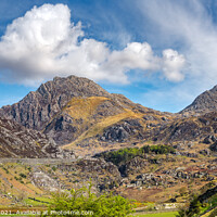 Buy canvas prints of Tryfan Mountain Nant Ffrancon Wales by Adrian Evans