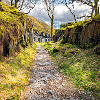 Buy canvas prints of Anglesey Barracks Dinorwic Quarry Snowdonia by Adrian Evans